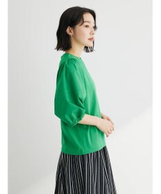 Green Parks 布帛ドッキングランタンスリーブカットプルオーバー