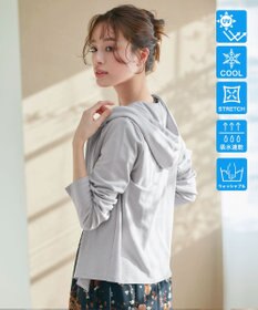 Tiaclasse L 【UVケア・接触冷感】“やみつき”ショートパーカー