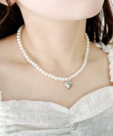 WEGO Lモチーフトップパールネックレス
