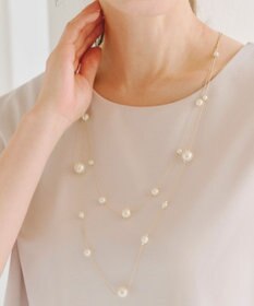 Tiaclasse マルチパールネックレス