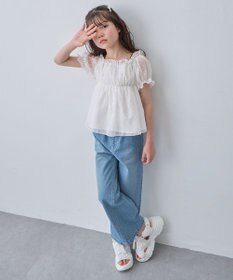 ANY KIDS 【一部店舗/WEB先行販売アイテム】2WAY シアードビーブラウス