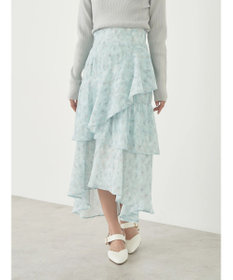 花柄フィッシュテールスカート / earth music&ecology | ファッション