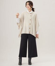 J.PRESS LADIES S 【洗える】SOFT TOUCH WOOL ニット ポンチョ