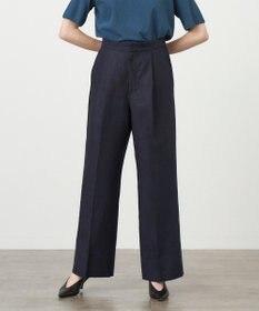 ATON LINEN WEATHER | タックパンツ