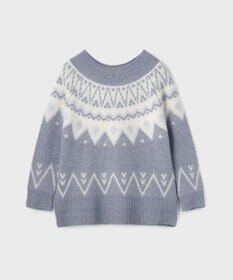 GRACE CONTINENTAL フェアアイルニットトップ