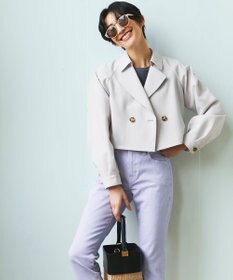 ANY SIS S 【洗える】3WAYジレセット トレンチ コート