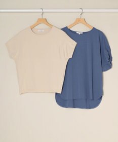 ONWARD Reuse Park スタッフおすすめ！トップスSET商品/サイズ38【23区】ニット春夏×【自由区】カットソー春夏
