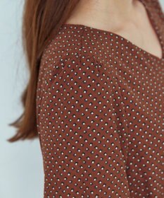 Tiaclasse 【洗える・新色追加】パフスリーブプリーツワンピース