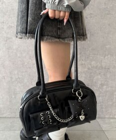 WEGO レースアップボストンバッグ