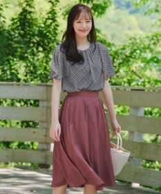 Tiaclasse パニエ付きフレアスカート