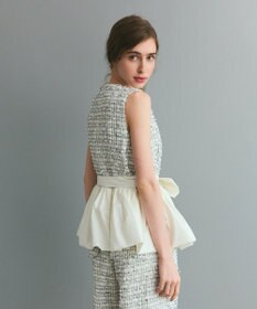 GRACE CONTINENTAL ツイードコンビジレ