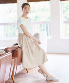 Tiaclasse パニエ付きフレアスカート