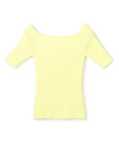 uncrave リネンニット オフショルトップス