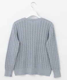 J.PRESS LADIES L 【洗える】 ギザマーセライズコットン ニット