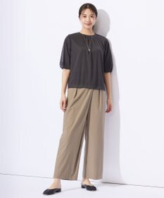 J.PRESS LADIES L シアーレイヤード タックスリーブ カットソー