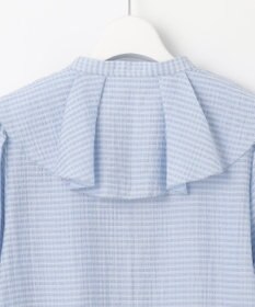 Feroux 【洗える】ラッフルフリル ブラウス