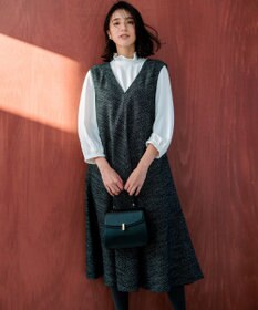 組曲 S 【KUMIKYOKU NAVY】ジョーゼットシフォン ブラウス