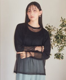 earth music&ecology シアールーズニットプルオーバー