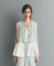 GRACE CONTINENTAL ツイードコンビジレ