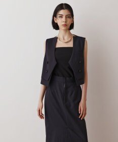 GRACE CONTINENTAL オックスショートジレ