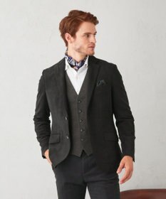 JOSEPH ABBOUD 【多機能/ストレッチ】ツィーディージャージーベスト