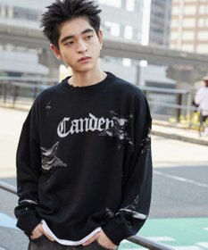 WEGO 【ユニセックス着用ITEM】ダメージジャガードニットプルオーバー