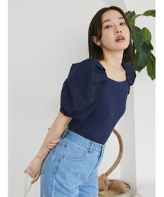 Green Parks ・ＡＮＤ　ＳＥＡＲＣＨ　布帛スリーブニットプルオーバー