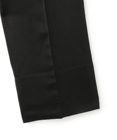 BEIGE， CASSITER / リネンブレンド サテンクロップドパンツ