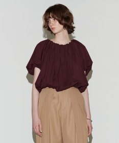 NAVE 【Nave 　洗える・接触冷感】クロップドジャージーブラウス