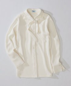 組曲 ポインテッドカラーボウタイ ブラウス