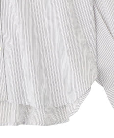 AMERICAN HOLIC 【イージーケア】ストライプVネックシャツ