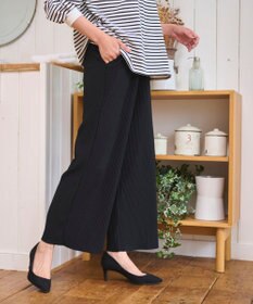 WEGO 【WEB限定/2025年秋冬新作/裾カットOK！自分サイズに調整可能/ウエストゴム/しわになりにくい/】カットプリーツパンツ