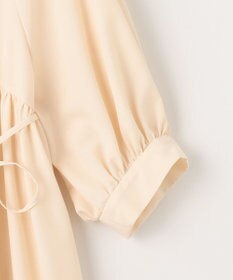 Feroux 【洗える】パフスリーブシャツ ワンピース