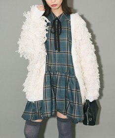 Green Parks フリンジニットカーディガン