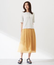 J.PRESS LADIES L 【洗える】ブライトスパンボイル スカート