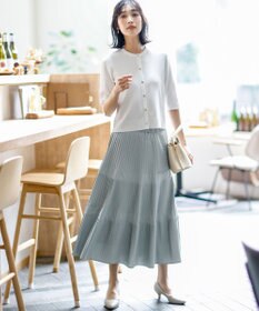 ANY SIS プリーツ切替 スカート