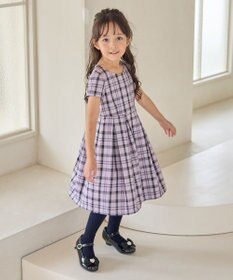 ANY KIDS 【2点セット】セーラージャケット+チェックワンピース