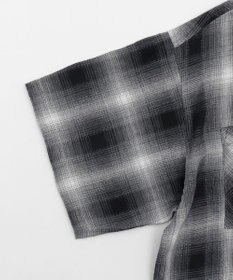 WEGO ショートチェックシャツ（S）