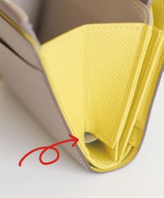 Atelier nuu 日本製 noble L字ファスナー二つ折りウォレット