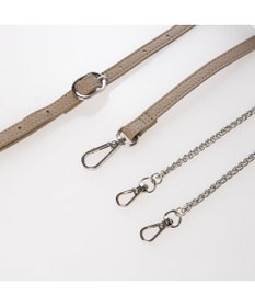 UNBILLION VERYコラボ ペルケ perche / 牛革ウォレットチェーンショルダーバッグ