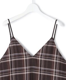 23区 【先行予約】ハイツイストシアーチェック キャミソールワンピース