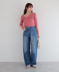 Green Parks ・ｓｗｉｎｇ　ｂｙ　クロスネックプルオーバー