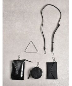 LA BAGAGERIE 【MONICA】トライアングルマルチショルダーバッグ