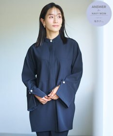 #Newans 【セレモニーにも】パールボタンビッグブラウス