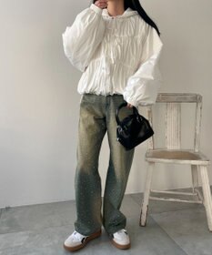 WEGO リボンフードブルゾン