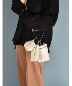 LA BAGAGERIE 【MONICA】トライアングルマルチショルダーバッグ