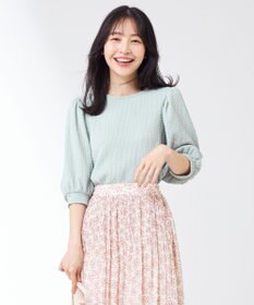 ANY SIS 【美人百花7月号掲載】ボリュームスリーブシャーリング カットソー