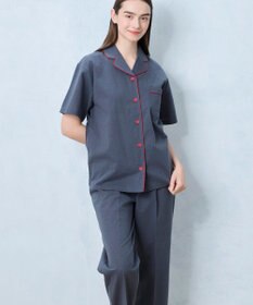 une nana cool 【綿混】アルティメットエアー天竺半袖パジャマ MADE WITH LIBERTY FABRIC