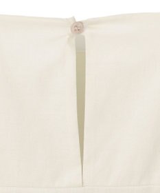 ICB 【洗える】テンセルコットンローン スクエアネックブラウス