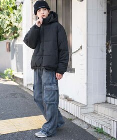 WEGO 【25年秋冬新作/ユニセックス着用ITEM/SMLサイズ展開】2WAYパファーブルゾン